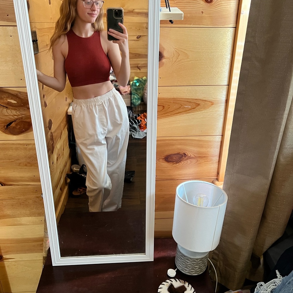 Red Crop Top